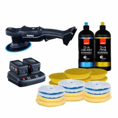 RUPES BigFoot HLR21 iBrid cordless polishing kit for agricultural equipment