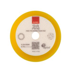 Fine random orbital foam pad (Yellow) 80/90mm, 4 pcs