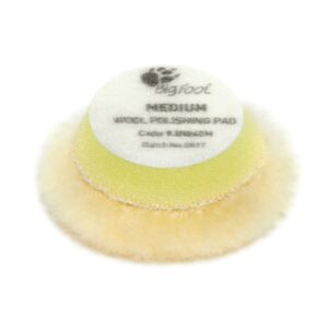 Medium DA wool pads (Yellow) 30/45mm, 4 pcs