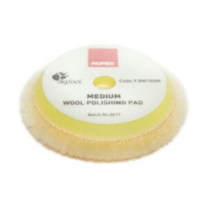 Medium DA wool pads (Yellow) 80/90mm, 4 pcs
