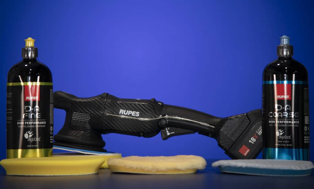 RUPES polishing system for tractor paint correction
