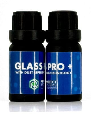Glass Pro Plus ceramic glass coating for tractor cab windows
